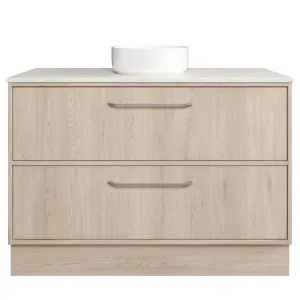 Taro Vanity 1200mm Centre WG Basin SilkSurface AC Top Floor standing, Cotta Cremona Oak by Timberline, a Vanities for sale on Style Sourcebook