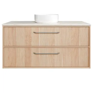 Taro Vanity 1200mm Centre WG Basin SilkSurface AC Top Wall hung, Classic Oak by Timberline, a Vanities for sale on Style Sourcebook