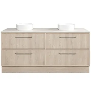 Taro Vanity 1800mm Double WG Basins SilkSurface AC Top Floor standing, Cotta Cremona Oak by Timberline, a Vanities for sale on Style Sourcebook