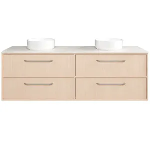 Taro Vanity 1800mm Double WG Basins SilkSurface AC Top Wall hung, Victorian Ash TrueScale™ by Timberline, a Vanities for sale on Style Sourcebook