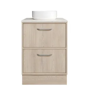 Taro Vanity 600mm Centre WG Basin SilkSurface AC Top Floor standing, Cotta Cremona Oak by Timberline, a Vanities for sale on Style Sourcebook