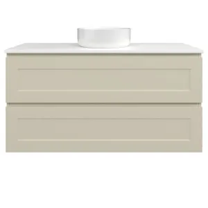 Washington Vanity 1200mm Centre WG Basin SilkSurface AC Top Wall hung, Hog Bristle® Half Satin by Timberline, a Vanities for sale on Style Sourcebook
