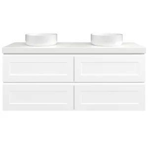 Washington Vanity 1500mm Double WG Basins Freedom AC Top Wall hung, White Satin by Timberline, a Vanities for sale on Style Sourcebook