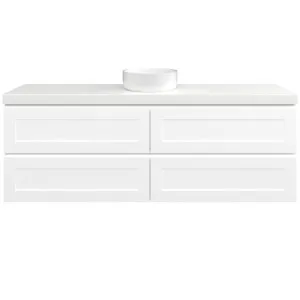 Washington Vanity 1800mm Centre WG Basin Freedom AC Top Wall hung, White Satin by Timberline, a Vanities for sale on Style Sourcebook
