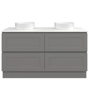 Washington Vanity 1500mm Double WG Basins SilkSurface AC Top Floor standing, Steel Grey Satin by Timberline, a Vanities for sale on Style Sourcebook