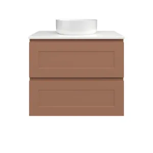 Washington Vanity 750mm Centre WG Basin SilkSurface AC Top Wall hung, New Penny Satin by Timberline, a Vanities for sale on Style Sourcebook