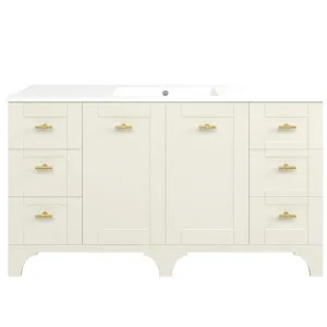 Windsor Vanity 1500mm Centre Bowl Alpha Top Floor standing, Grey Beige Satin by Timberline, a Vanities for sale on Style Sourcebook