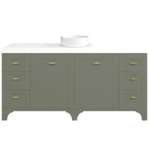 Windsor Vanity 1800mm Centre WG Basin Freedom AC Top Floor standing, Olive Satin by Timberline, a Vanities for sale on Style Sourcebook