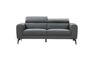 Jean leather 3 seat sofa  by Focus On Furniture, a Sofas for sale on Style Sourcebook