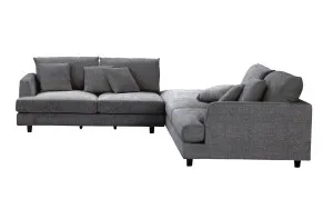 Quattro 4 seat sofa + ottoman by Focus On Furniture, a Sofas for sale on Style Sourcebook