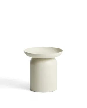 Arcola side table in ecru aluminium Ø45cm by Kave Home, a Tables for sale on Style Sourcebook