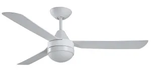 Deka Hawk 48" AC Ceiling Fan with B22 Light Fitting and Wall Control - White by Deka, a Ceiling Fans for sale on Style Sourcebook