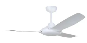 Deka EVO II 58" DC Ceiling Fan with Flexible Wall or Remote Control - White by Deka, a Ceiling Fans for sale on Style Sourcebook