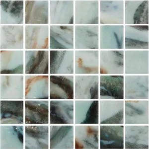 Penta Vanguard Amazona Gloss Glass Structured Mosaic by Beaumont Tiles, a Mosaic Tiles for sale on Style Sourcebook