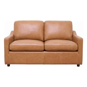 Mokum 2 Seater Sofa in Urbane Leather Light Brown by OZ Design, a Sofas for sale on Style Sourcebook