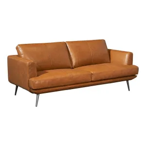 Delma 2.5 Seater Leather Sofa, Como Tan by Schots, a Sofas for sale on Style Sourcebook