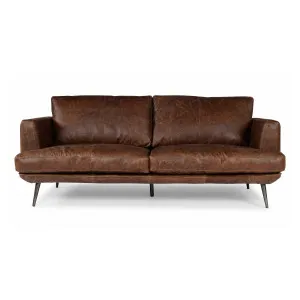 Delma 2.5 Seater Leather Sofa, Vintage Whiskey by Schots, a Sofas for sale on Style Sourcebook