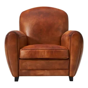 Henri Leather Armchair, Cognac by Schots, a Chairs for sale on Style Sourcebook
