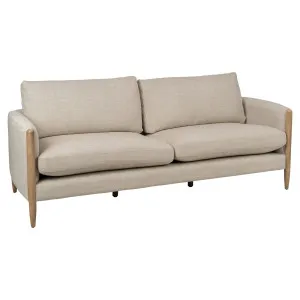 Monaco 3 Seater Fabric Sofa, Beige by Schots, a Sofas for sale on Style Sourcebook