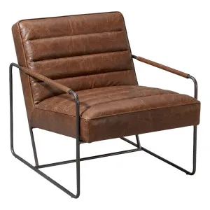 Hilda Leather Armchair, Vintage Whiskey by Schots, a Chairs for sale on Style Sourcebook