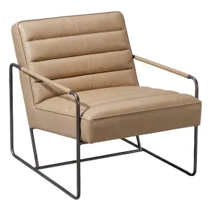 Hilda Leather Armchair, Oatmeal by Schots, a Chairs for sale on Style Sourcebook