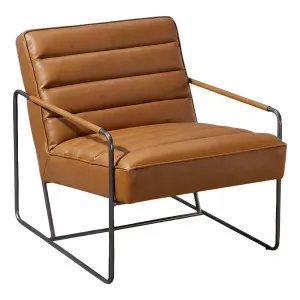 Hilda Leather Armchair, Como Tan by Schots, a Chairs for sale on Style Sourcebook