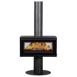 Boxter Steel Wood Heater, Black - 6" Flue Single Storey Kit by Schots, a Fireplaces for sale on Style Sourcebook