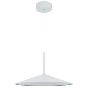 Telbix Benito Large Architectural LED Pendant - White by Telbix, a Lighting for sale on Style Sourcebook