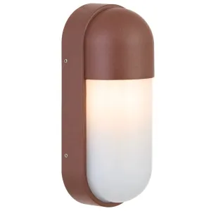 Telbix Hull Architectural Outdoor Wall Light - Corten by Telbix, a Wall Lighting for sale on Style Sourcebook