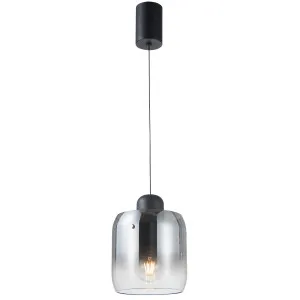 MDA Lighting Chelsea Smoked Glass Pendant - Black by MDA Lighting, a Lighting for sale on Style Sourcebook