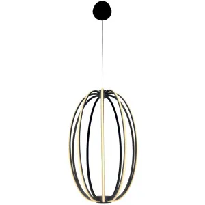 MDA Lighting Stellar Oval Architectural LED Pendant - Black by MDA Lighting, a Lighting for sale on Style Sourcebook