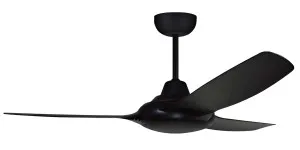 Deka EVO II 52" DC Ceiling Fan with Flexible Wall or Remote Control - Black by Deka, a Ceiling Fans for sale on Style Sourcebook