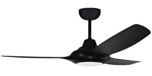 Deka EVO II 52" DC Ceiling Fan with LED Light and Flexible Control - Black by Deka, a Ceiling Fans for sale on Style Sourcebook