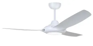 Deka EVO II 52" DC Ceiling Fan with LED Light and Flexible Control - White by Deka, a Ceiling Fans for sale on Style Sourcebook