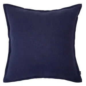 Blair Midnight Linen Cushion - 60x60cm by Urban Road, a Cushions, Decorative Pillows for sale on Style Sourcebook