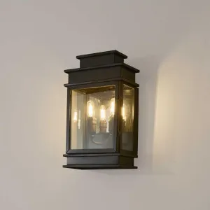 Regent Outdoor Wall Light Black by Emac & Lawton, a Outdoor Lighting for sale on Style Sourcebook