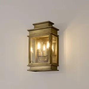 Regent Outdoor Wall Light Antqiue Brass by Emac & Lawton, a Outdoor Lighting for sale on Style Sourcebook