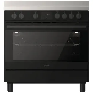 Haier 90cm 300 Series Electric Freestanding Oven Black HOR90S8CEBX2 by Haier, a Cooktops for sale on Style Sourcebook