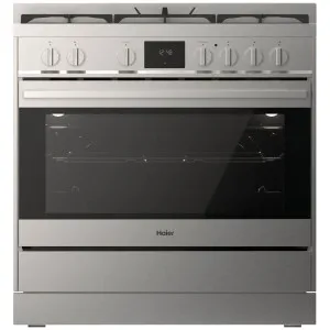 Haier 90cm 500 Series Dual Fuel Freestanding Oven Stainless Steel HOR90S11MSX2 by Haier, a Cooktops for sale on Style Sourcebook