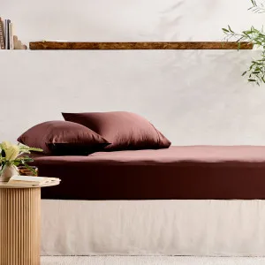Habitat 400Tc Bamboo Cotton Fitted Sheet Charcoal by Habitat, a Sheets for sale on Style Sourcebook