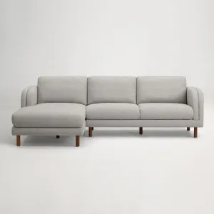 Lila Left Chaise Sofa, Aria Grey, by Lounge Lovers by Lounge Lovers, a Sofas for sale on Style Sourcebook