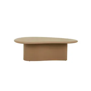 Petra Curve Coffee Table - Neutral Clay Pitted by GlobeWest, a Tables for sale on Style Sourcebook