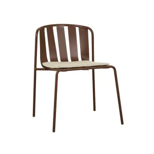 Palma Crete Dining Chair - Hickory - Parchment by GlobeWest, a Outdoor Furniture for sale on Style Sourcebook