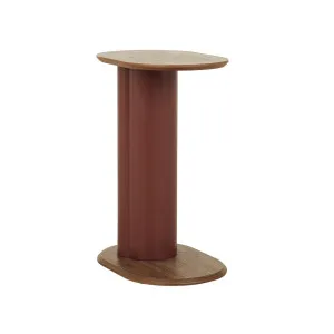 Porta Side Table - Walnut - Merlot by GlobeWest, a Side Table for sale on Style Sourcebook