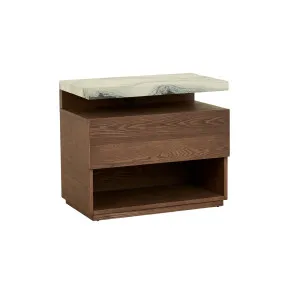 Float Bedside - Marine Marble - Smoked Ash by GlobeWest, a Bedside Tables for sale on Style Sourcebook