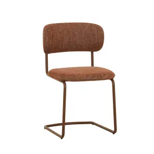 Piccolo Cantilever Dining Chair - Tawny - Matt Chocolate by GlobeWest, a Chairs for sale on Style Sourcebook
