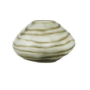 Boden Loopi Low Vase - Olive by GlobeWest, a Vases & Jars for sale on Style Sourcebook