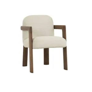Brixton Dining Armchair - Dovetail - Latte Oak by GlobeWest, a Chairs for sale on Style Sourcebook