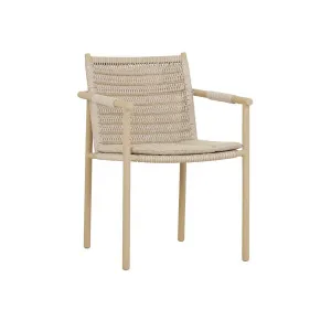Normandy Siesta Keys Dining Armchair - Ginger - Sesame by GlobeWest, a Outdoor Furniture for sale on Style Sourcebook