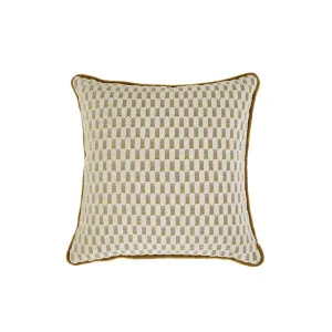 Enzo Lennon Square Cushion - Saffron by GlobeWest, a Cushions, Decorative Pillows for sale on Style Sourcebook